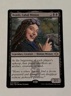 MTG Braids, Cabal Minion - Modern Horizons 2 NM - Image 1