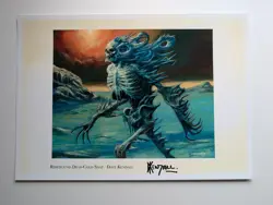 Rimebound Dead - signed Dave Kendall - print magic the gathering mtg - Image 1