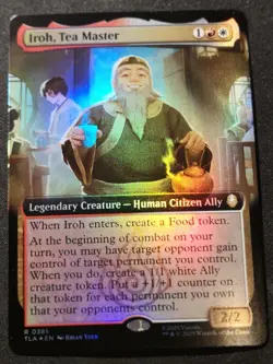 Iroh, Tea Master - Foil - Extended Art - TLA - MTG - EN - NM - 0381 - Image 1