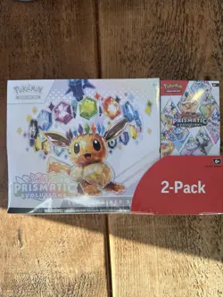 Pokemon TCG Prismatic Evolutions Costco Bundle ETB + Booster Bundle New & Sealed - Image 1