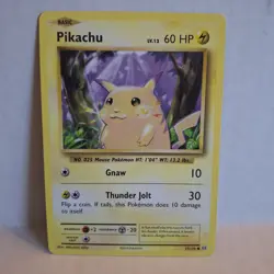 Near Mint Pokemon TCG Pikachu XY Evolutions 35/108 Regular Common Fast Shipping - Image 1