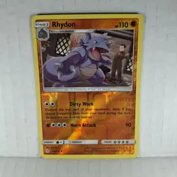 Rhydon 94/214 Uncommon Reverse Holo LP Pokemon SM - Unbroken Bonds Fast Shipping - Image 1