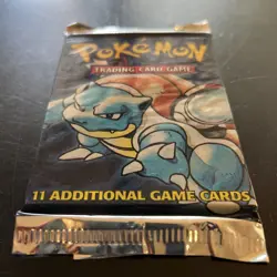 21.78g Super Heavy! 1999 Pokemon Base Set Unlimited FACTORY Sealed pokemon Pack - Image 5