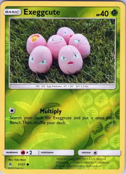 Exeggcute 1/131 Common - Pokemon SV: Prismatic Evolutions - Reverse Holo (NM) - Image 1