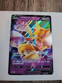 Pokemon TCG - Alakazam V SWSH083 Black Star Promo Jumbo/Oversized/NM - Image 1