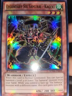 Samurai Warlords SDWA-EN Yugioh Singles - Image 2