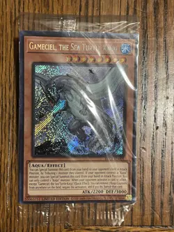 Yu-Gi-Oh! Gameciel, the Sea Turtle Kaiju BLC1-EN005 Secret Rare, Sealed - Image 4