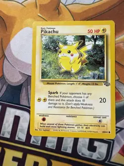 Pokemon Pikachu TCG Jungle Card 60/64 Base Set 58/102 Unlimited Common - Image 1