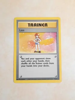 Lass 75/102 Base Set -Rare- Trainer Pokemon Card. (A) - Image 1