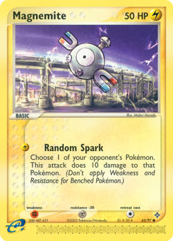 Magnemite 62/97 Common | Dragon | Pokemon Card - Image 1
