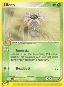 Lileep 43/100 Uncommon | Sandstorm | Pokemon Card - Image 1