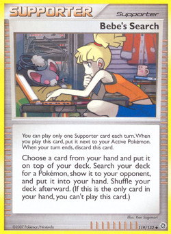 Bebe's Search 119/132 Uncommon | Secret Wonders | Pokemon Card - Image 1