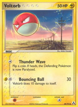 Voltorb 68/92 Common | Legend Maker | Pokemon Card - Image 1