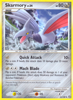 Skarmory 51/100 Uncommon | Stormfront | Pokemon Card - Image 1