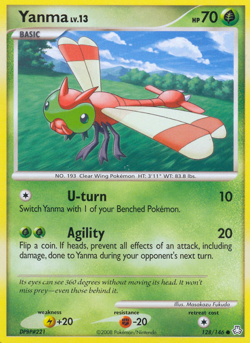 Yanma 128/146 Common | Legends Awakened | Pokemon Card - Image 1