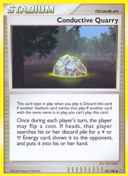 Conductive Quarry 82/100 Uncommon | Stormfront | Pokemon Card - Image 1