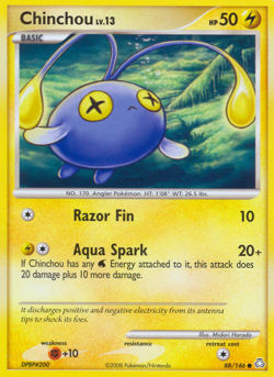 Chinchou 88/146 Common | Legends Awakened | Pokemon Card - Image 1