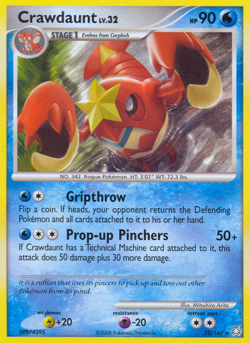 Crawdaunt 22/146 Rare | Legends Awakened | Pokemon Card - Image 1