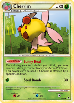 Cherrim 28/95 Uncommon | HS-Unleashed | Pokemon Card - Image 1