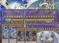 YuGiOh 120+ Card Rainbow Dragon Deck & Extra Deck Collection with 9 Tokens & Mat - Image 2