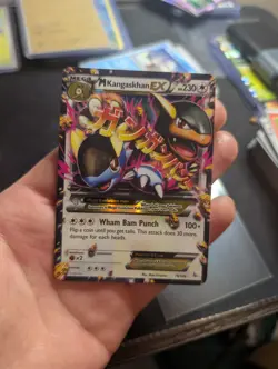 Pokemon TCG M Kangaskhan EX Ultra Rare Holo Card 79/106 XY Flashfire 2014 - Image 1