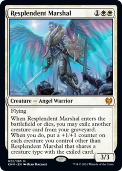 MTG - Resplendent Marshal - Kaldheim - NM, English Magic FLAT RATE SHIP - Image 1