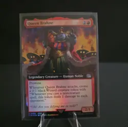 Magic The Gathering Queen Brahne (Extended Art) Final Fantasy Foil - Image 1