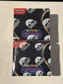 Lot of 2 Pokemon Mega Evolution Phantasmal Flames Sealed Booster Box 72 Packs - Image 1