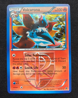 Volcarona 13/101 Shatter Holo PLASMA BLAST Pokemon (LP) - Image 1