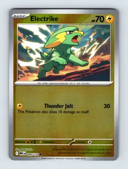 Electrike - Mega Evolution 049/132 - Reverse Holo - Common - NM - Pokemon - Image 1