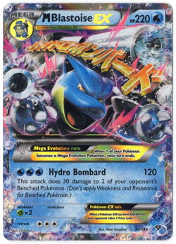 M Blastoise EX 30/146 (NM) - 2014 XY Base Set - Ultra Rare Pokemon TCG - Image 1