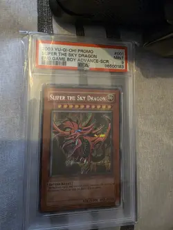 Yu-Gi-Oh All 3 Egyptian God Cards GBI Secret Rare PSA 9 & 10 Sequentially Graded - Image 3