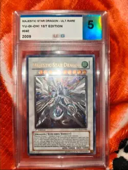 Yugioh - Majestic Star Dragon ULTIMATE RARE - SOVR-IT040 Ucg 5 EX - Image 1