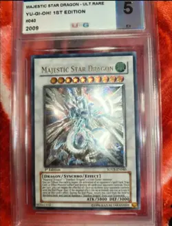 Yugioh - Majestic Star Dragon ULTIMATE RARE - SOVR-IT040 Ucg 5 EX - Image 2