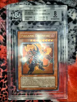 Yu Gi Oh - Volcanic Doomfire - FOTB-IT008 1a Edizione - Rara Ultimate Ita Bgs8 - Image 1