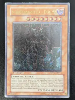 Schicksalsheld - Dogma POTD-DE014 1. Auflage Ultimate Rare DE VG YUGIOH - Image 1