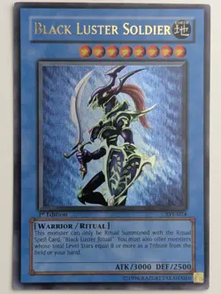 Schwarz Glanzender Soldat SYE-024 Ultra Rare Englisch EX YUGIOH - Image 1