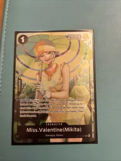 Miss. Valentine OP14 R The Azure Sea's Seven One Piece Dash Pack Promo Foil - Image 1