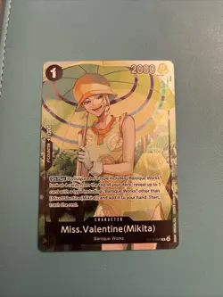 Miss. Valentine OP14 R The Azure Sea's Seven One Piece Dash Pack Promo Foil - Image 2