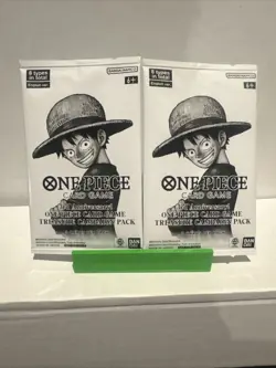 2025 One Piece 3rd Anniversary Treasure Campaign Promo EN OP13 - 2 Packs - Image 1