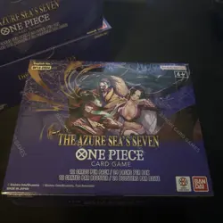 One Piece OP-14 The Azure Sea’s Seven ENG Booster Box New Sealed - Image 1