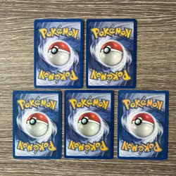 5x Pokemon Cards Wotc Vintage Card Bundle BASE SET 2 (31) - Image 2