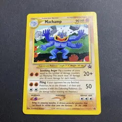 Machamp 43 Black Star Promo Rare Holo Pokemon Card WOTC Vintage - Near Mint - Image 1