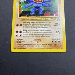 Machamp 43 Black Star Promo Rare Holo Pokemon Card WOTC Vintage - Near Mint - Image 3