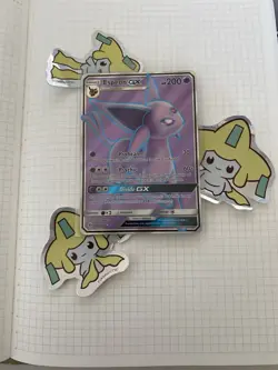 💜 Espeon GX - 140/149 - Full Art - Sun & Moon Base Set - Pokemon TCG Card - Image 1