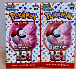 2pack Pokemon Card Scarlet & Violet Pokemon Card 151 Booster Box Korean Ver/sv2a - Image 3