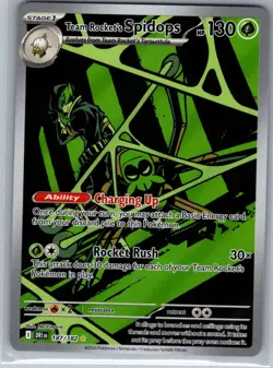 Team Rocket's Spidops 187/182 SV10: Destined Rivals - Pokemon Card - NM - Image 1