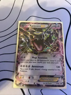 Pokemon TCG Rayquaza EX XY69 Black Star Promo Holo Card 2015 Nm Condition Sleeve - Image 1