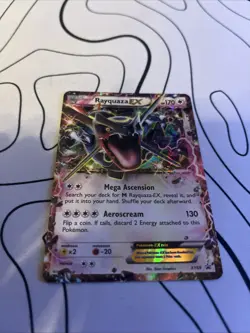 Pokemon TCG Rayquaza EX XY69 Black Star Promo Holo Card 2015 Nm Condition Sleeve - Image 2