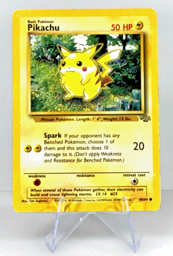 Vintage 1999 Pokemon TCG Pikachu 60/64 Jungle Common Card - Image 1